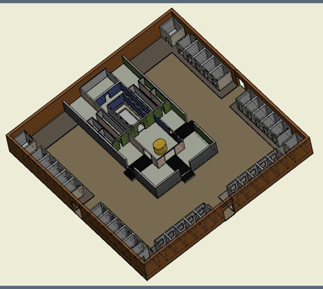 Temple plan 3D